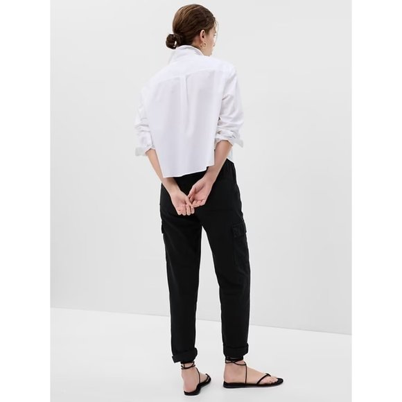 New NWT Gap Twill Cargo Pants XXL Black A425 - Picture 5 of 7